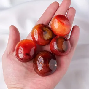 Natürliche Rote Achat Trommelsteine Hochglanzpoliert Große Kristall Heilsteine Minerale Für Tischdeko Zuhause Spirituelle Feng Shui Taschenstein