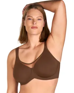 Plus size underwire thin sexy push up bra for women comfortable deep brown underwear