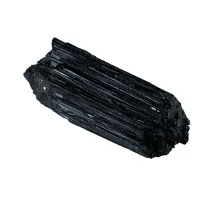 Spécimen de pierre brute de cristal de tourmaline noire naturelle pour la décoration intérieure