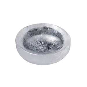 Ciotola di cristallo bianco naturale pietra grezza lucidata energia smagnetizzatore decorazione casa