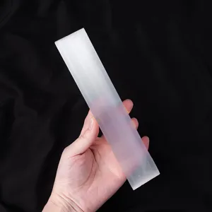 Moroccan natural selenite crystal wand healing mineral stone home decor meditation display