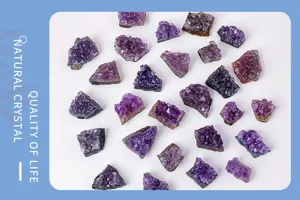 Natürliche rohe Amethyst Kristall Cluster Probe für Reiki Heilung und Dekoration.
