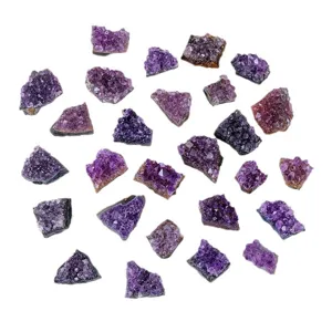 Natürliche rohe Amethyst Stücke Kristall Mineralien Heilsteine Set ideal für Heimdekoration