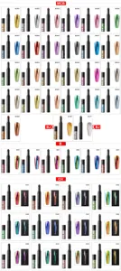 Nagelkunst Magischer Spiegel Puder Kissen Stift Set, Chamäleon Eis Effekt Detailansicht.
