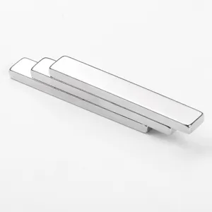 Strong rectangular bar magnets for nail art cat eye gel polish design, metal finish.