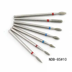 7pcs professional nail drill bits set diamond metal burrs for electric manicure machine