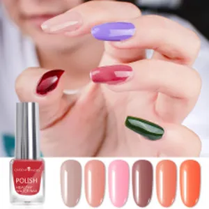 Detailed view of colorful nail polish swatches and hand model showcasing various vibrant nail shades.