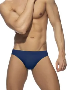 Men's Solid Color Low Rise Swim Briefs Quick Drying Breathable Athletic Swimwear For Swimming Beach Fitness Sports