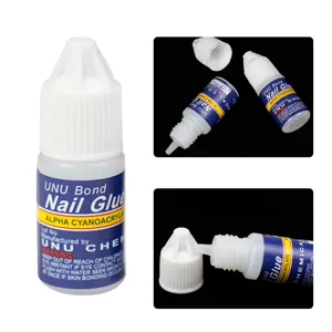Professionele 3g nagellijm voor nepnagels, nail art strass-steentjes en kunstnageltips.