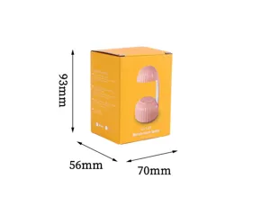 Pequeña lámpara de uñas UV LED portátil para secado rápido de esmalte de gel en casa.