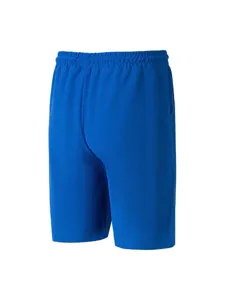 Men quick drying casual sports shorts solid blue summer beach athletic apparel breathable activewear