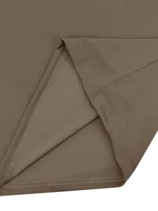 Men's sports apparel fabric and fine overlock stitching detail close-up product shot