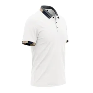 Polo de golf de manga corta para hombre casual transpirable de secado rápido top deportivo.