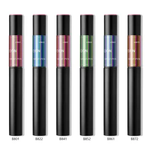 Nail art cushion pen magic mirror powder set chameleon gradient metallic pen for professional manicures