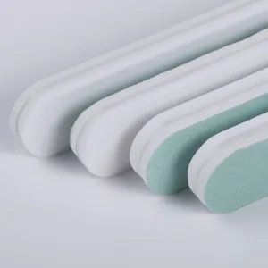 Professional double-sided nail file sanding block for manicure shaping and buffing care tools.