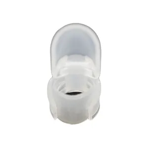 Transparent silicone nail protector cap and guard clip designed for professional nail art care.