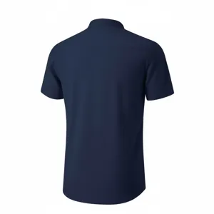 Men's casual solid navy blue short sleeve henley shirt basic summer vintage top