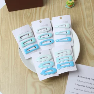 Set de pinzas para el pelo degradadas lindas horquillas bb accesorios de estilo para mujeres