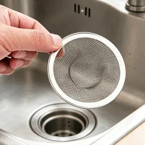 Panier filtre d'évier en acier inoxydable pour cuisine et salle de bain crépine.