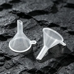 Mini Plastic Small Funnel Liquid Dispensing Funnel For Perfume Essential Oil Cosmetic Dispenser Portable Tool