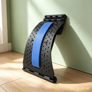 Back Stretcher PP Plastic Lumbar Support Board Multi-Level Adjustable Massager For Fitness Yoga Relaxing Home Use