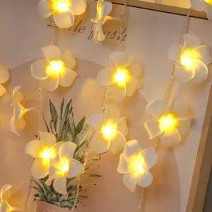 Guirnalda de Luces LED Plumeria Luces Cálidas para Decoración de Habitación Boda Fiesta