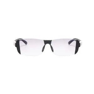 Modische Blaulichtfilter Lesebrille mit klaren Farbverlaufsgläsern und stilvollem Gestell.