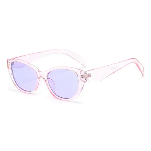 Trendy PC Cat Eye Sunglasses For Unisex Euro-American Vintage UV400 Full Rim Fashion Sunglass Outdoor Beach Eyewear Holiday Travel Accessories