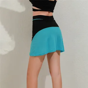 Damen sportlich Tennis Rock Fitness Sportshorts Laufrock Fitnessstudio Trainingskleidung