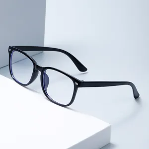 Fashion Square Anti-Blue Light Eyeglasses Frame For Women Men Ultralight TR90 Clear Lens Computer Optical Glasses Frames