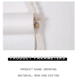 Handmade macrame toilet paper holder hanging tissue rack for bathroom storage and decor.