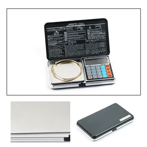 Draagbare digitale zakweegschaal 6 in 1 elektronische sieradenweegschaal met rekenmachine