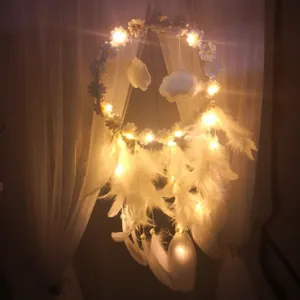 LED string light dream catcher hanging decor warm ambient lighting for bedroom holiday party