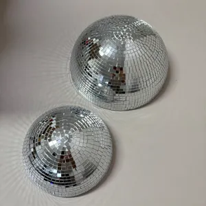 Disco Bal Halfrond Spiegel Glas Reflecterende Bal Voor Bruiloft Feest Podium Bar Huisdecoratie