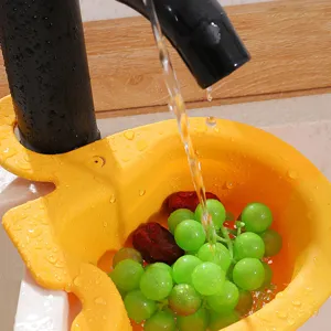 Panier égouttoir évier éléphant, panier de vidange cuisine plastique multifonctionnel.