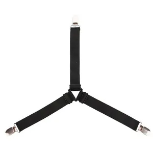 Cinghie elastiche regolabili di fissaggio per lenzuola clip per materasso letto