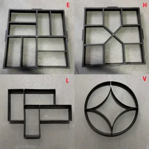 Beton bestratingsmal tuin pad maker plastic DIY vloer stempel set voor landschapsarchitectuur.