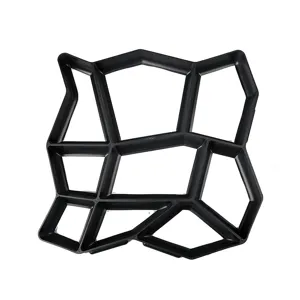 Duurzame zwarte kunststof tuinstratingsvorm voor DIY betonnen paden en landschapsarchitectuur.