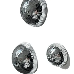 Spiegelnde Disco Ball Halbkugel Glas Reflektierende Wanddekoration für Party und Haus