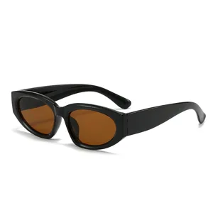 Vintage dicke Katzenauge Sonnenbrille für Damen und Herren, trendige UV-Schutz Brille.