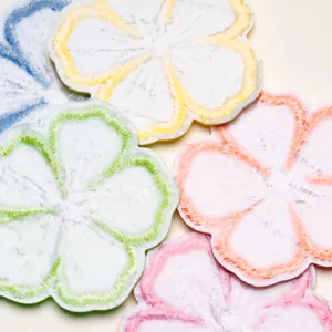 Parches de tela bordados de flores multicolores termoadhesivos para ropa DIY