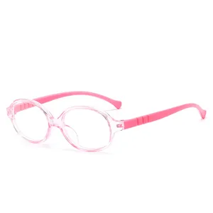 Kinder Blaulichtfilter Brille rosa Vollrand leicht komfortabel fuer Online Unterricht