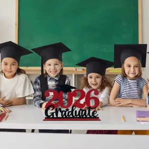 2026 Segno da tavolo in legno per festa di laurea supporto per foto decoro regalo