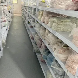 Wholesale ceramic smile beads diy material bulk storage factory view stock display items
