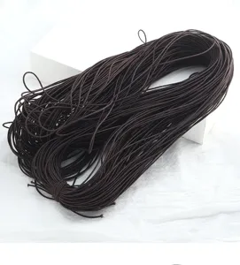 Cordon elastico marron 1.2mm hilo redondo para hacer pulseras y abalorios manualidades