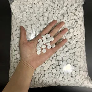 White round foam pads for earrings, anti-stab sponge sheets for jewelry card packaging.