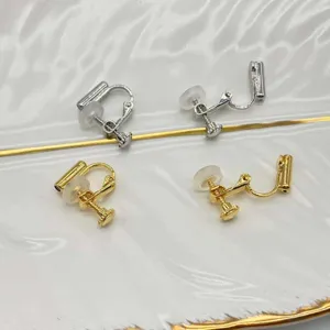 Clip-on earring converters for non-pierced ears, adjustable screw back findings gold silver.