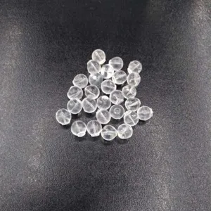 Transparente Kunststoff Kugel Ohrring Rueckseiten Silikon Stopper DIY Schmuck Zubehoer