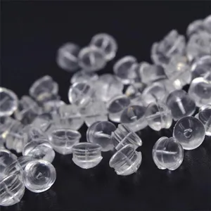 Klare Silikon Ohrring Rueckseiten Stopper weiche Gummi Pads Schmuck DIY Zubehoer Details