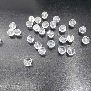 Transparente runde Silikon Ohrstecker Rückseiten, DIY Schmuck Zubehör für festen Halt.